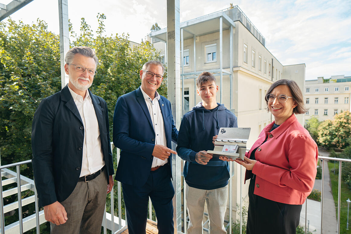 ÖBB-Lehrling Lukas wird eine der frisch sanierten Wohnungen beziehen © ÖBBLukas Leonte