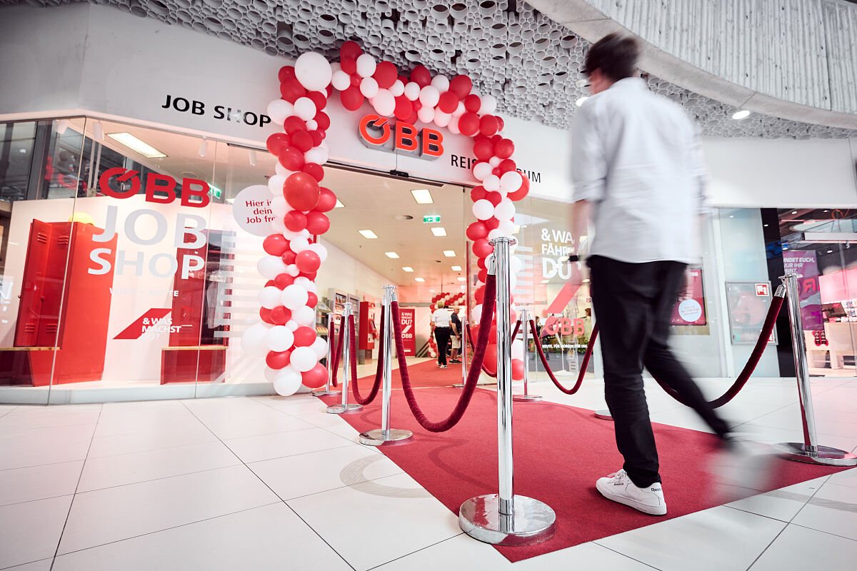 ÖBB Job Shop in Wien Mitte The Mall © ÖBBMarek Knopp