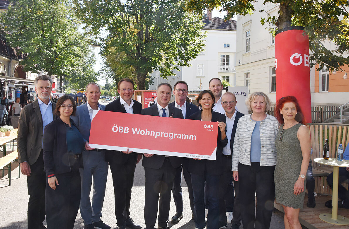 ÖBB präsentieren innovatives Wohnhaussanierungsprojekt