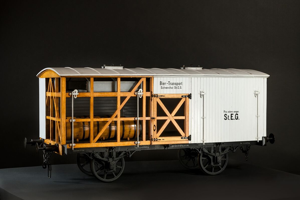 Modell Biertransportwagen