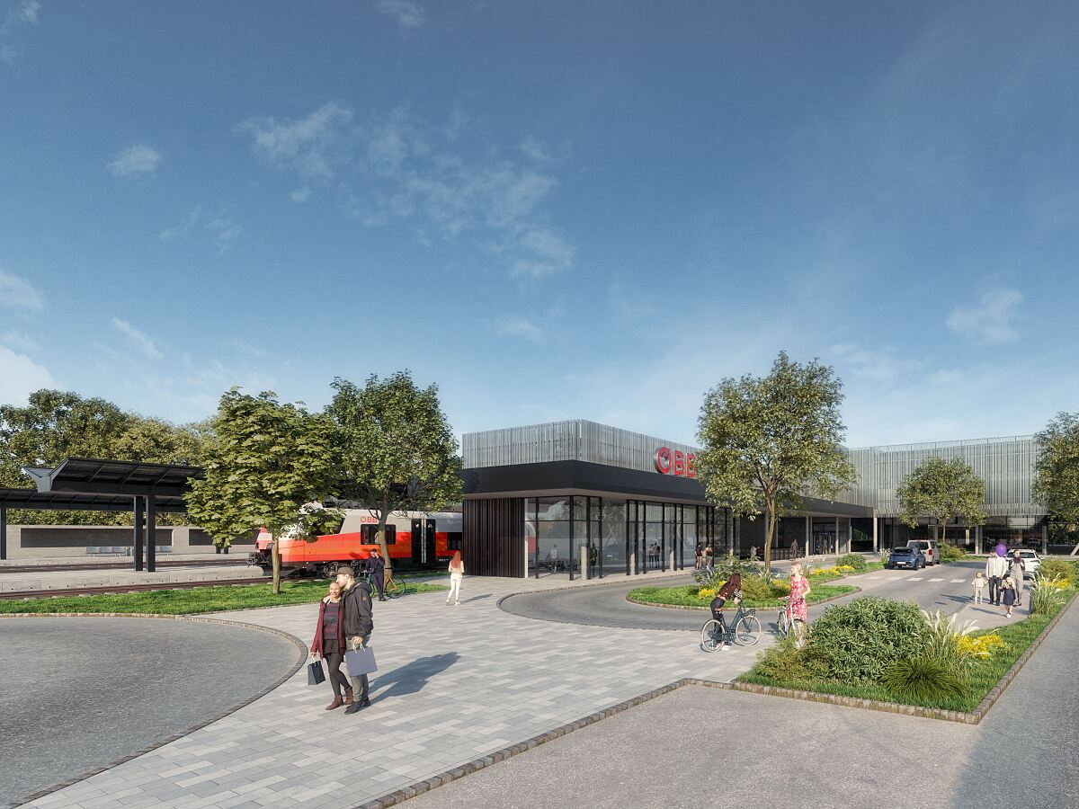 Visualisierung Bahnhof Ried