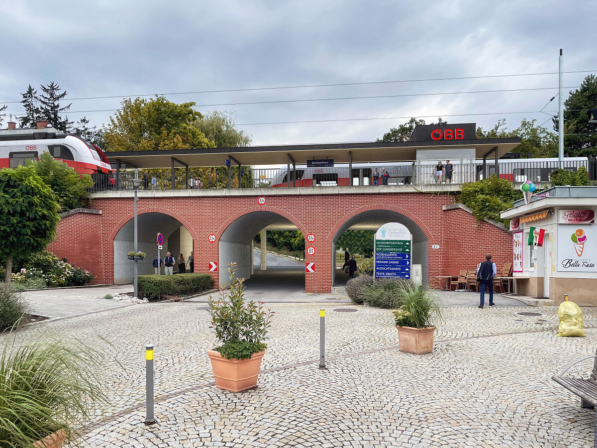 Bf BadSauerbrunn_Blick vom Hauptplatz