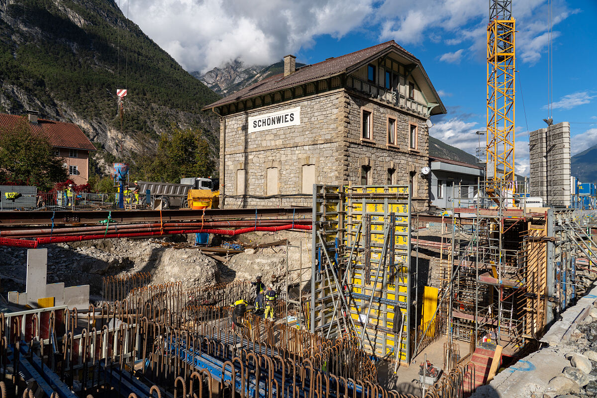 Arbeiten Arlbergstrecke