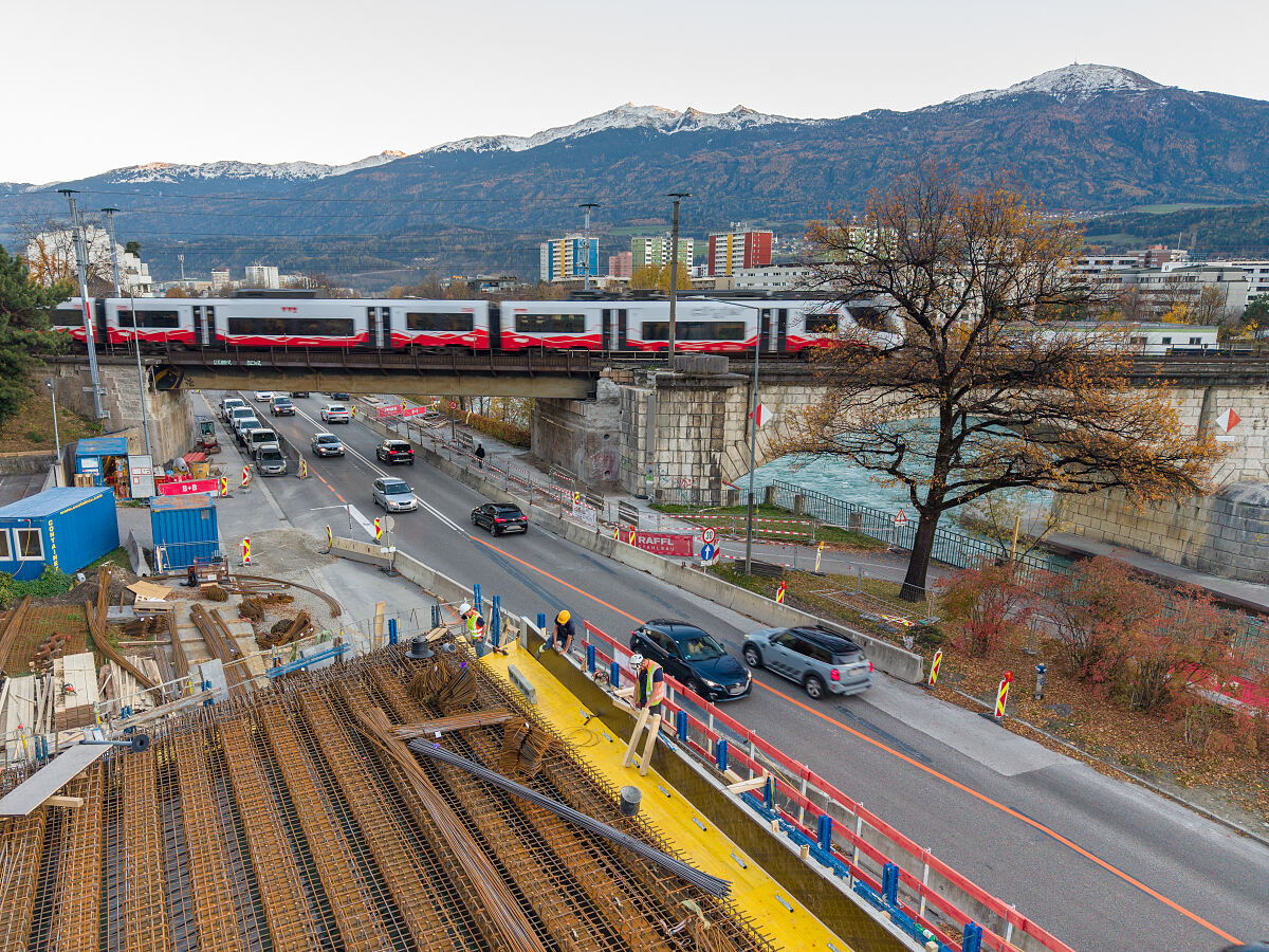 Baustelle Raucmühlbrüccke