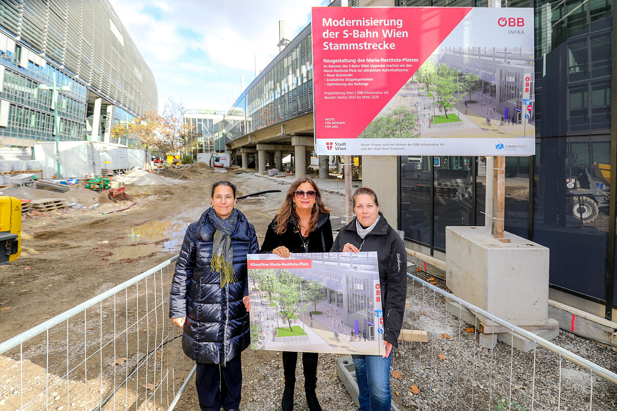 Der Maria-Restituta-Platz wird klimafit