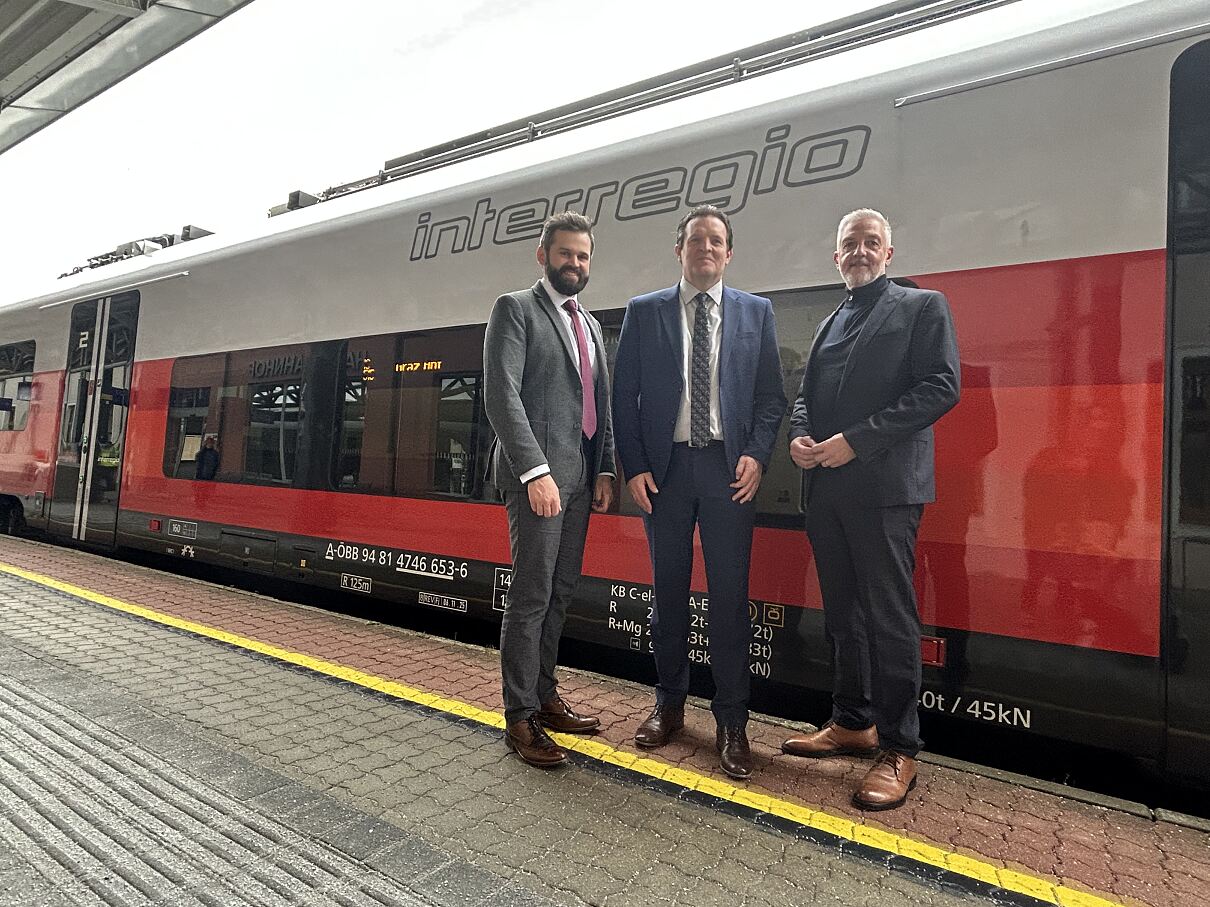 Präsentation Interrgio-Zug in Wörgl