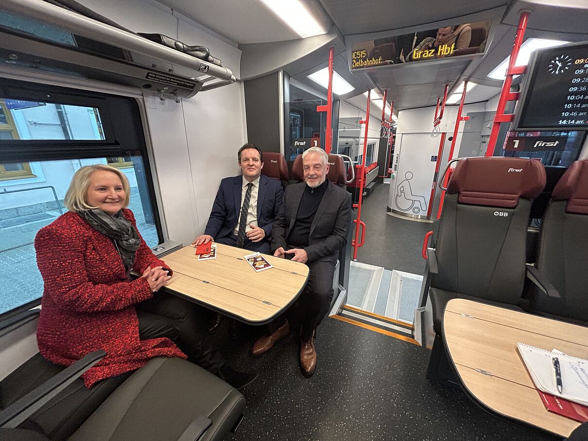 Präsentation neuer Interregio-Zug in Wörgl