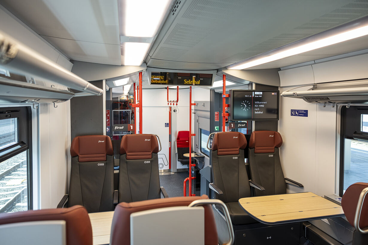 Präsentation neuer Interregio-Zug in Wörgl