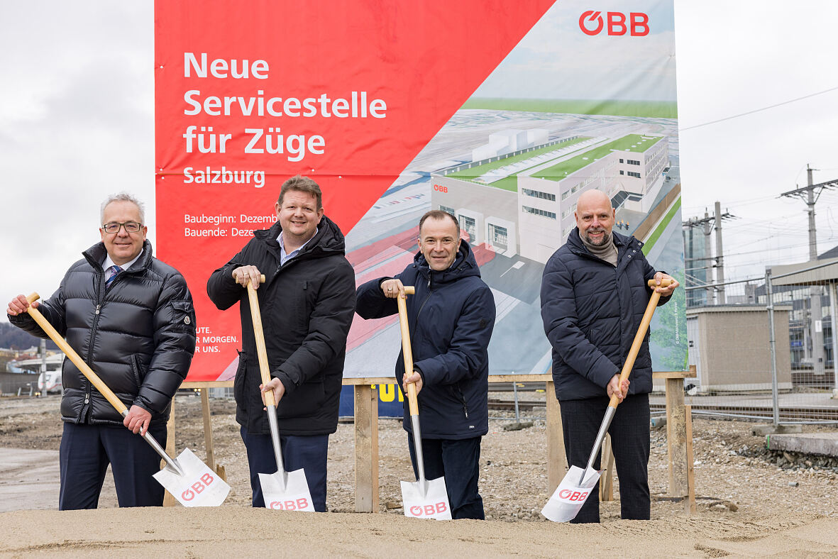 Spatenstich Servicestelle Salzburg