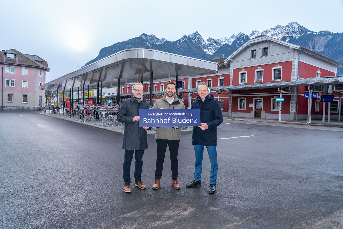 Fertigstellung Modernisierung Bahnhof Bludenz