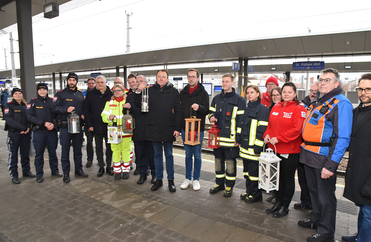Friedenslicht in Sankt Pölten