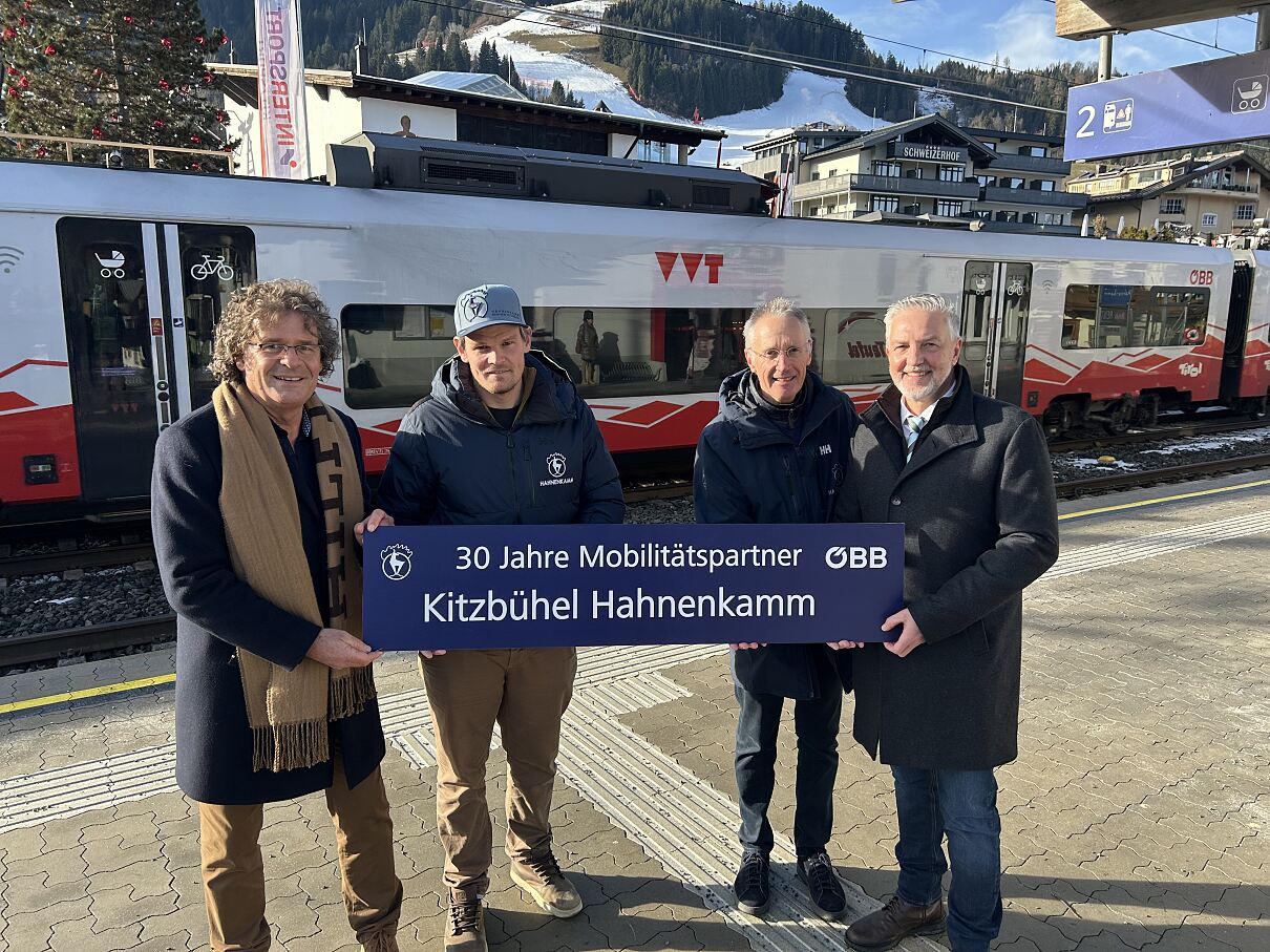 ÖBB 30 Jahre Mobilitätspartner beim Hahnenkammrennen, Partnerschaft verlängert