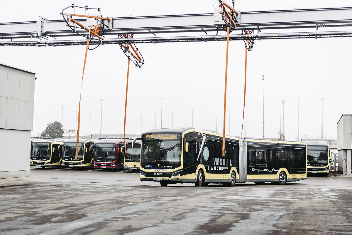 Neue E-Busse für Vorarlberg