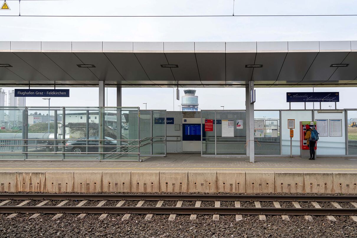 Haltestelle Flughafen Graz - Feldkirchen
